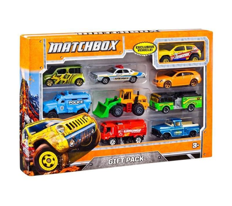 Coffret De 9 Petites Voitures (modeles Aléatoires) 3 Ans Et +