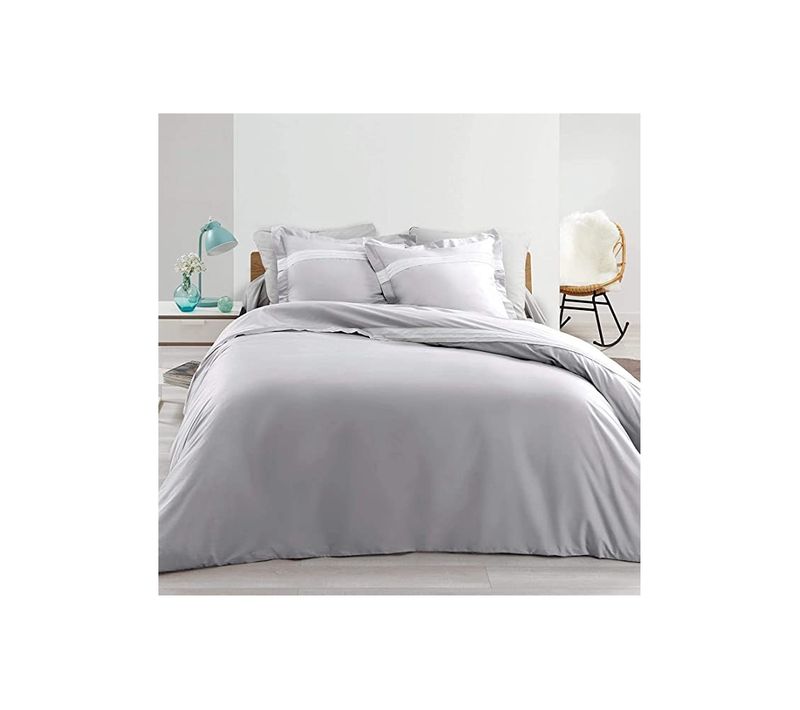 Housse De Couette Percale De Coton 78fils Promo Linge