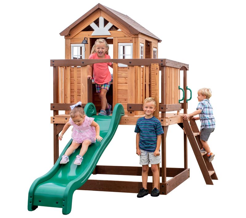 Backyard Discovery Beacon Heights Maisonnette En Bois - Maisonnette De Jardin - Cabane Enfant