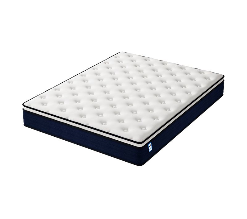 Matelas à Ressorts 140x200 cm 7 zones Fermeté Moyenne, Épaisseur 25 Cm