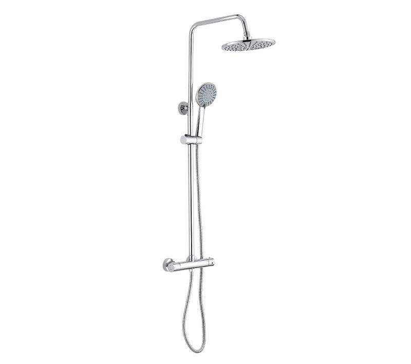 Colonne De Douche Thermostatique, Système De Douche Thermostatique 38°c, Argent