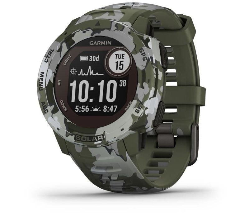 Montre Connectée Instinct Solar Lichen Camo