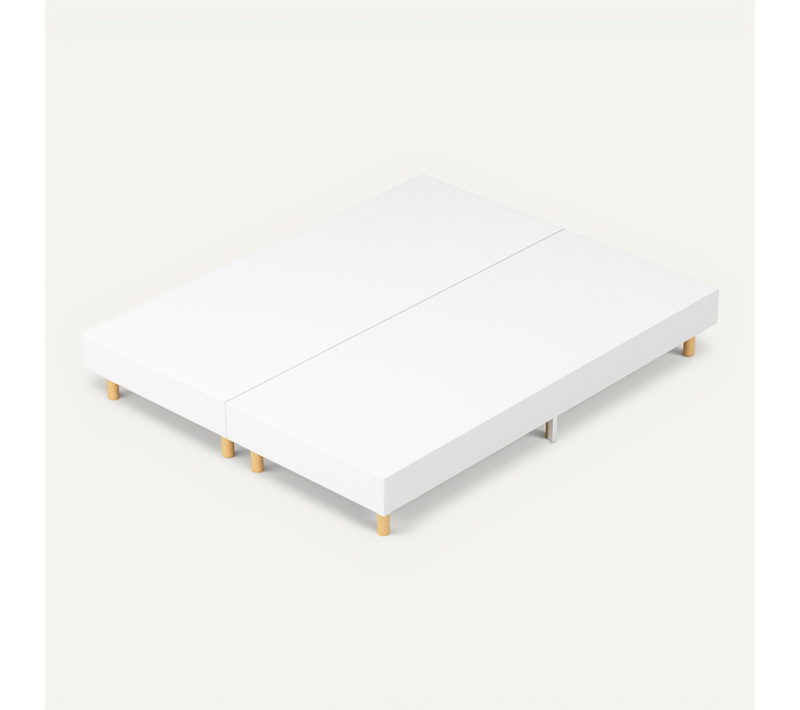 Sommier Tapissier 160x200 cm (2x80x200) en kit, 6 Pieds*2