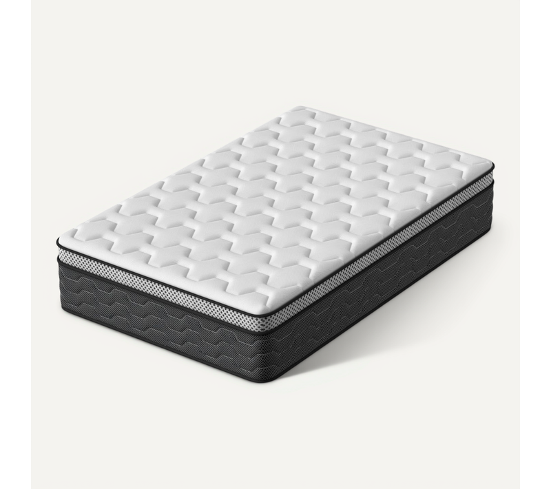 Matelas Ressorts 120x190 Cm, 30 Cm épaisseur, Confort, 7 Zones Ergonomique