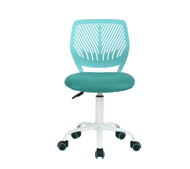Chaise De Bureau Pivotante Réglable En Tissu, Chaise Ergonomique Sans Accoudoirs