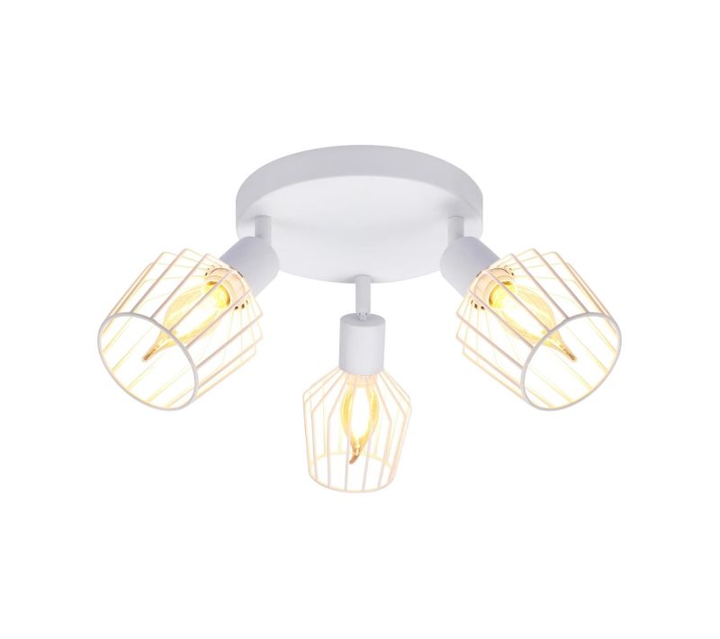 Spot De Plafond 3 Lumières Spot Moderne En Métal Max 25w Pour Cuisine