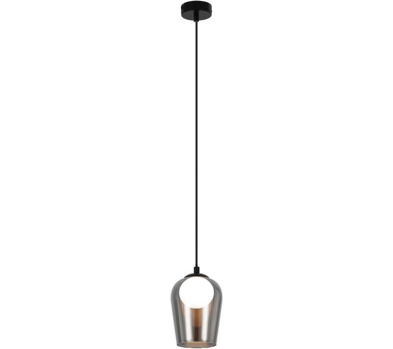 Suspension Vintage Fumée Grise Suspension G9 Réglable En Hauteur Suspendre Pour Salon