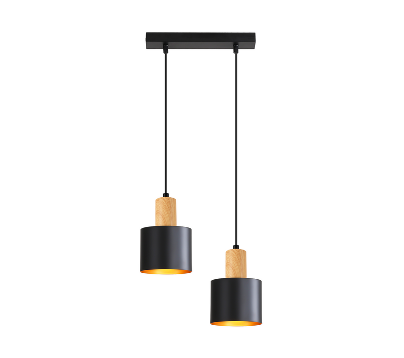 Suspension 2 Luminaire Suspension Vintage Suspendue En Métal E27 Pour Cuisine Chambre