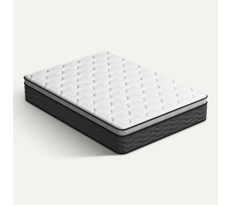 Matelas Ressorts 160x200 Cm, Confort, 7 Zones Ergonomique,25 Cm D'épaisseur