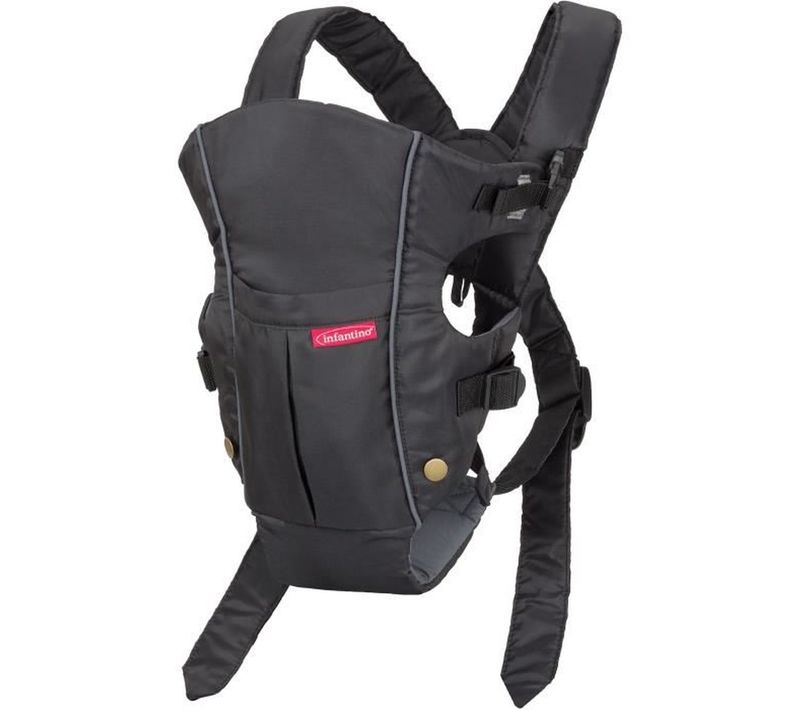 Porte-bébé Ergonomique Swift Noir/bleu 0–24 Mois — Ventral Et Dorsal