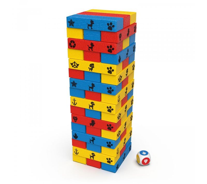 La Pat' Patrouille Tour Jenga 2 Joueurs Et + Des 4 Ans