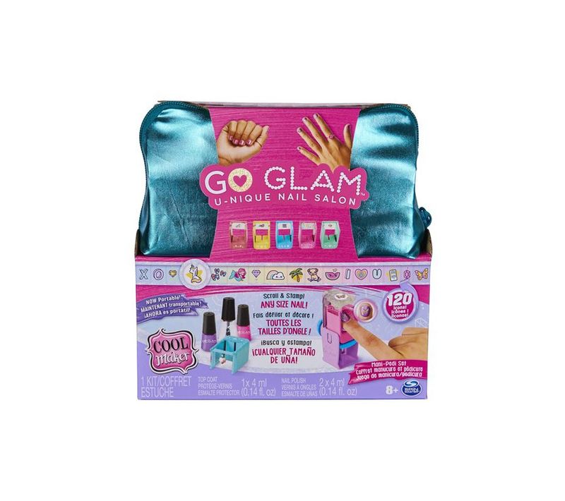Jeu Créatif  Coffret Go Glam U Nique Nail Salon Avec Pochette Format Voyage