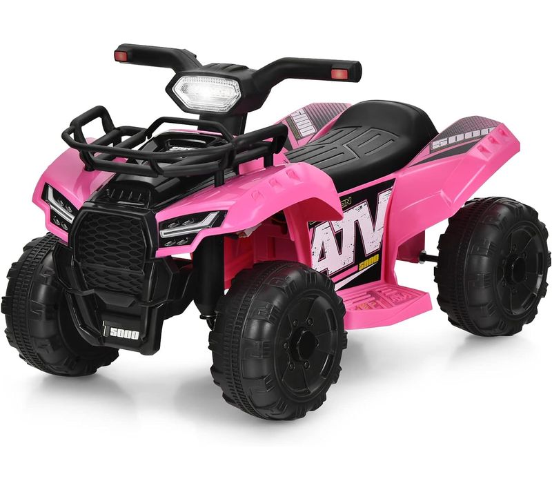 Quad Électrique Enfants Avec 4 Roues Antidérapantes, Voiture Électrique Enfants Avec Musique