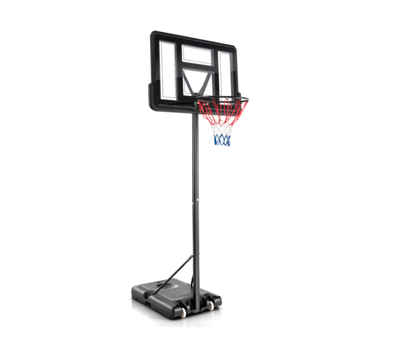 Panier De Basket-ball Sur Pied Avec Hauteur Réglable 130-305cm/ensemble De Basketball Portable Noir