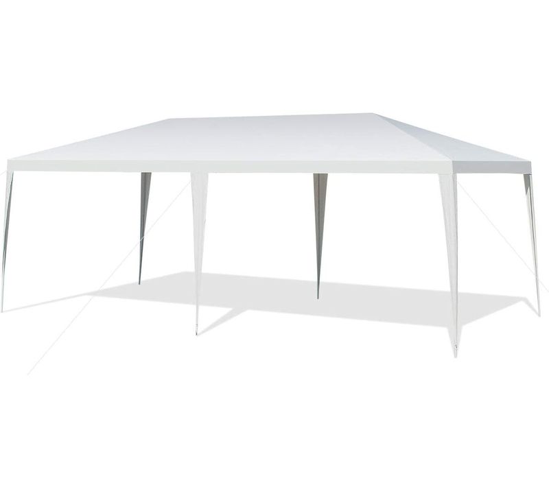 Tonnelle De Jardin 3 M X 6 M Étanche/tente De Réception/barnum Blanc