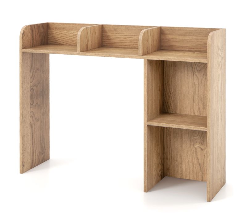 Bibliothèque, Étagere à Poser Sur Meuble, 94 X 25 X 74 Cm (naturel)