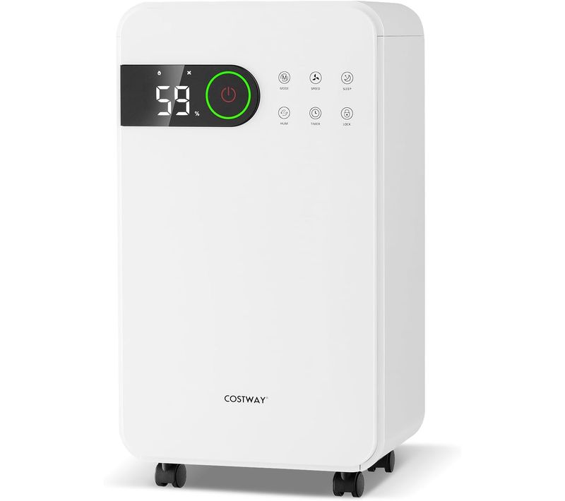 Déshumidificateur Portable 15l/jour Avec Réservoir D'eau 2l Pour Pièces Jusqu'à 10-15 M²