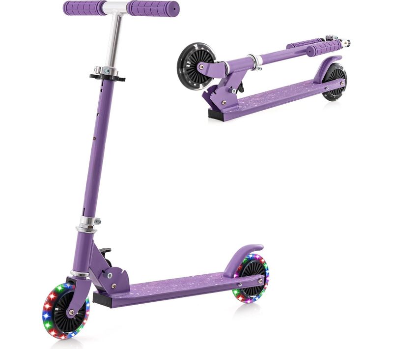 Trottinette Enfant Pliable Avec Roulements Abec-5 ,charge 50kg Pour Enfants De 3 Ans+