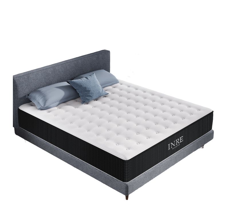 Matelas Mousse 180x200 Cm INRE Accueil Mémoire De Forme Epaisseur 30 cm, Réversible