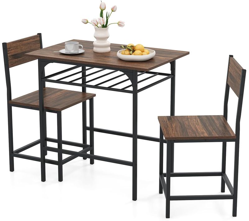 Petite Table De Cuisine 2 Personnes, Table Cuisine Avec Chaise Encastrables,salle à Manger