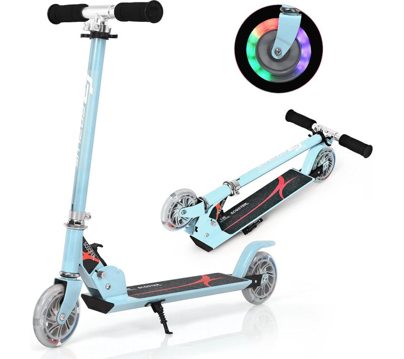 Trottinette Enfant Pliable 2 Roues Patinette Pliante Enfant De 4 à 13 Ans Kick