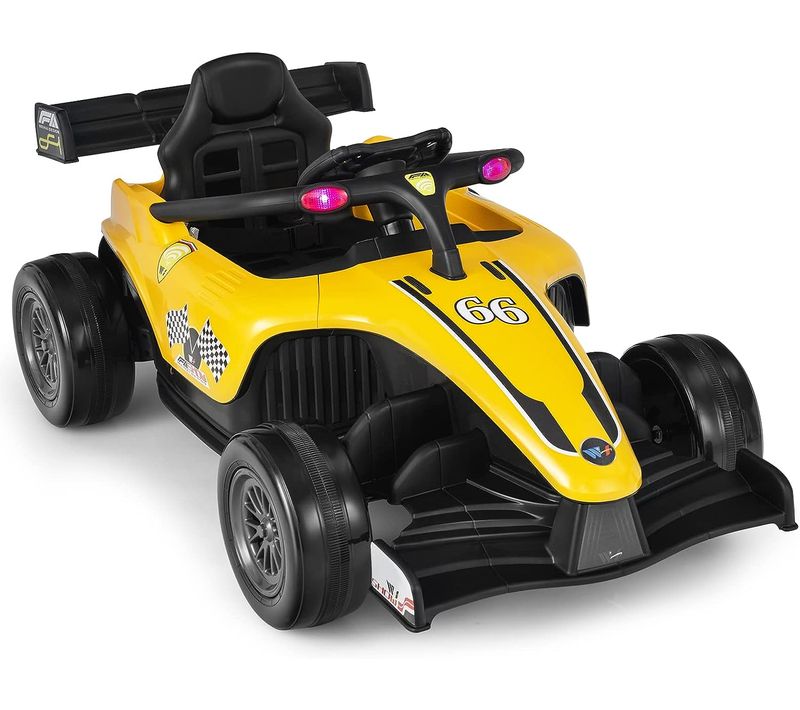 Voiture Électrique 12 V Pour Enfants - F1 Racing- 2 À 5 Km/h- Télécommande, Musique, Lumières