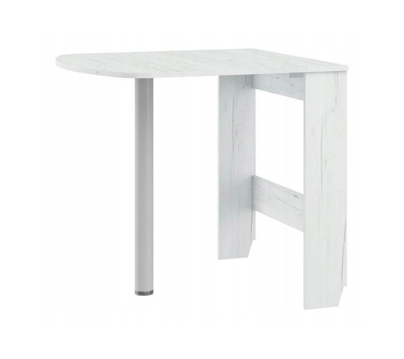 Table à Manger Semi-ovale Pliante Blanc Artisan 81x80 Cm Modèle:homni 6 Table Pliable Papillon