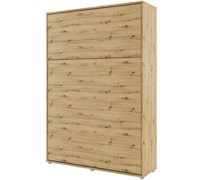 Lenart Armoire Lit Escamotable +2 Placards Tiroir Vertical 140x200 Cm Chêne Artisan "consus"