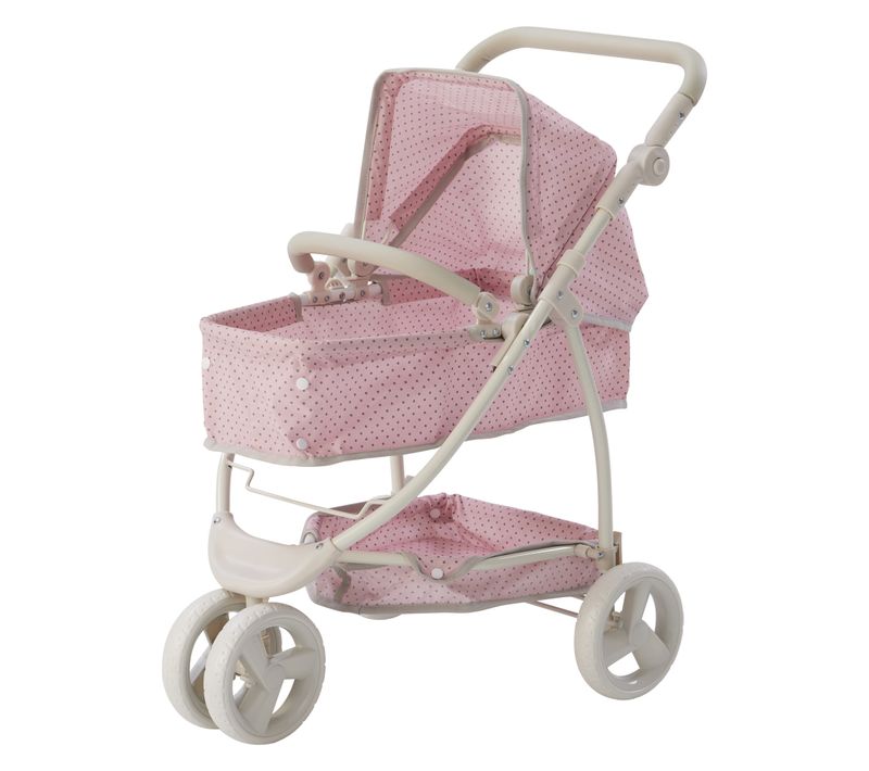 Poussette 2-en-1 Princesse à Pois Polka Dots