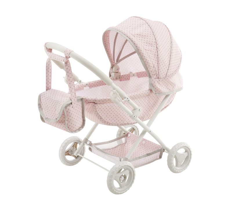 Poussette Landau Pour Poupée Polka Dot Princess Rose