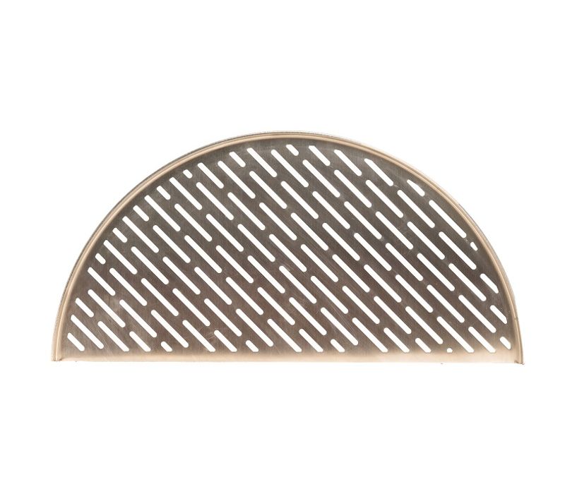 Plaque Inox Demi-lune - Barbecue Big Joe Kamado