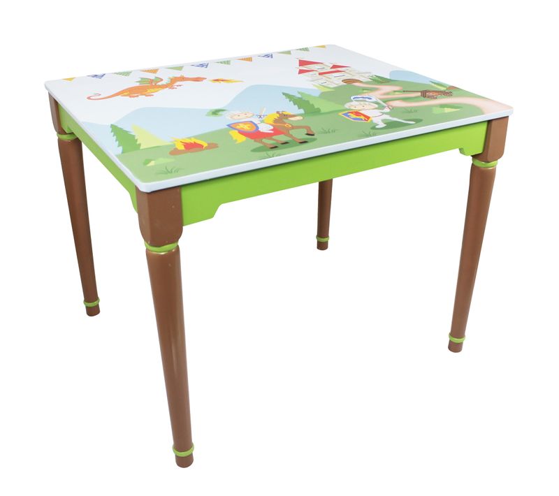 Table Pour Chambre Enfant Ou Bébé Garçon En Bois Knightset Dragons