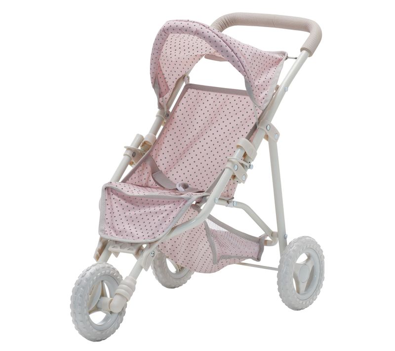 Pousette Et Landau Jouet Pliable Pour Poupons Et Poupées Rose Avec Couffin