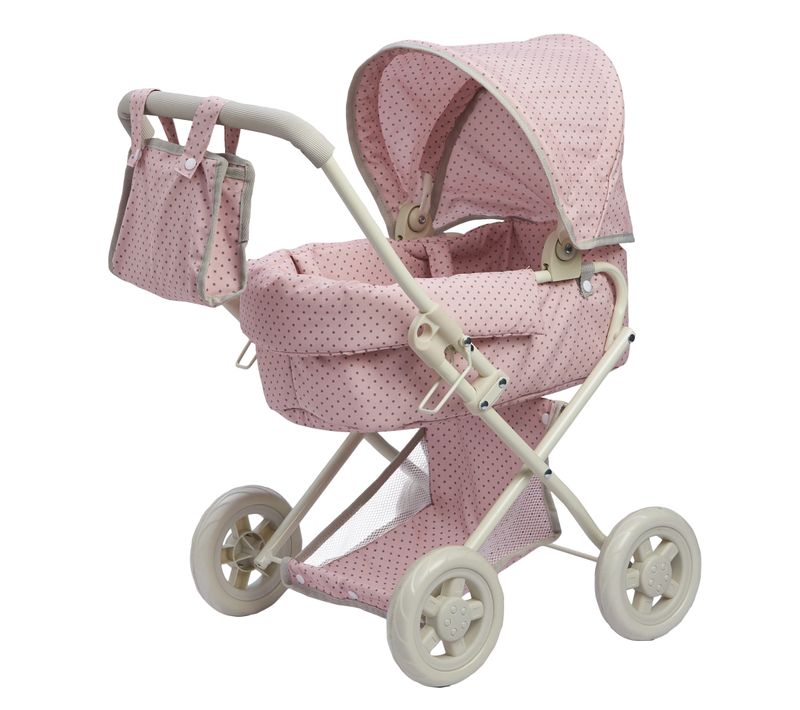 Poussette Avec Landau Nacelle Pour Poupon Baigneur Ou Poupée Jouet