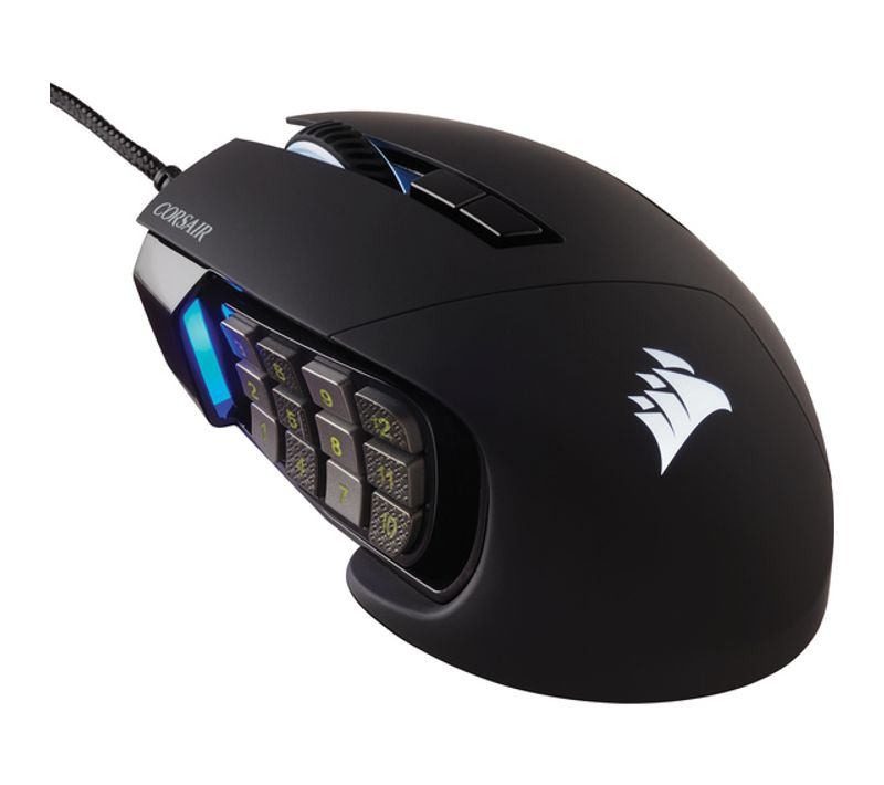 Souris Scimitar Rgb Elite Souris Droitier Usb Type-a Optique 18000 Dpi
