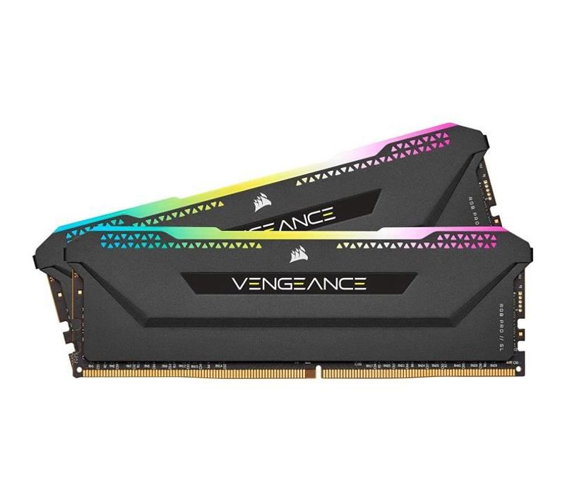 Mémoire PC Ddr4 - Vengeance Rgb Pro Sl - 16go (2x8go) - 3200mhz - Cas 16 - Black