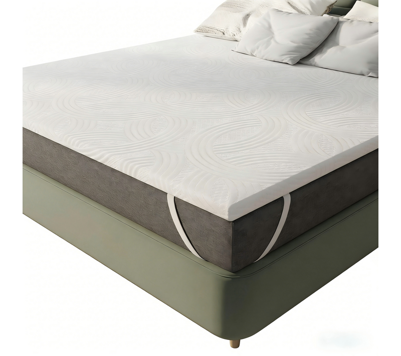 Surmatelas 140x190 Cm Nov, épaisseur 7.5 Cm Avec Mousse Mémoire De Forme