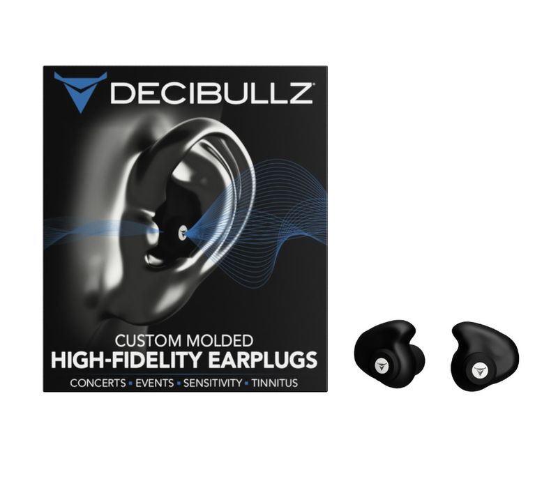 Decibullz High Fidelity Earplugs - Bouchons D'oreilles Musique Sur-mesure Filtre Acoustique - Concer
