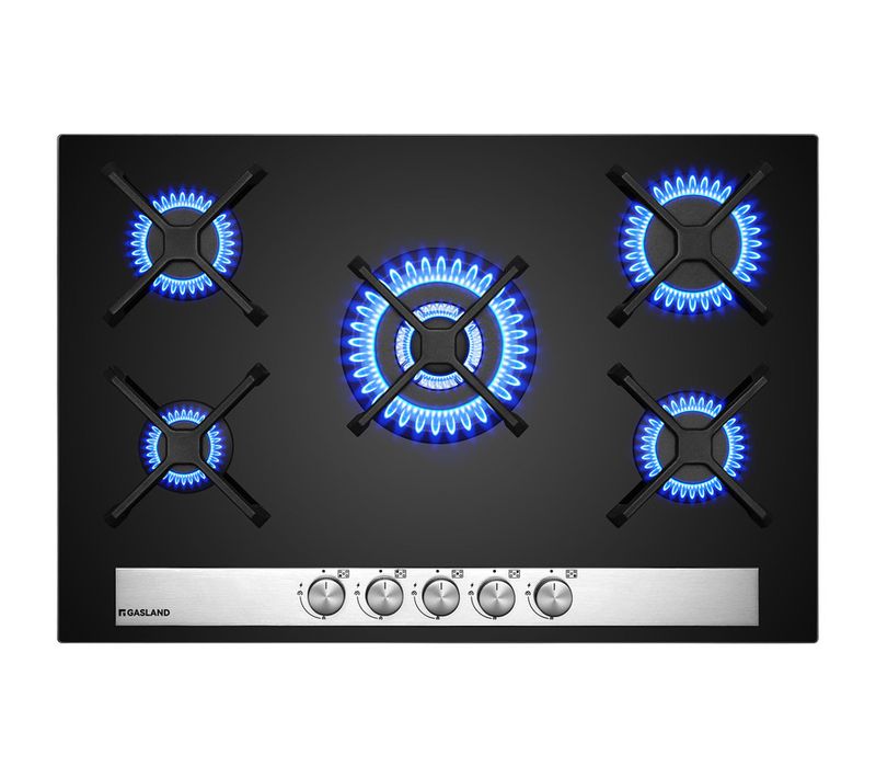 Plaque De Cuisson Gaz Gh6805bg1fc 5 Feux, Noir 76 Cm