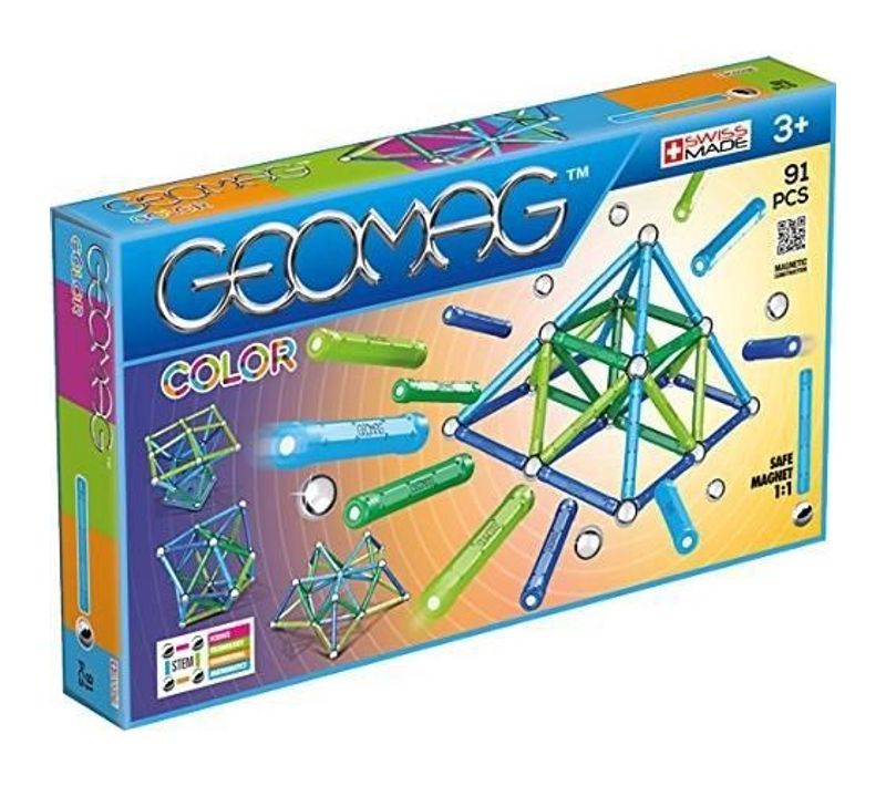 Geomag Color Jeu De Construction Magnétique 91 PCs