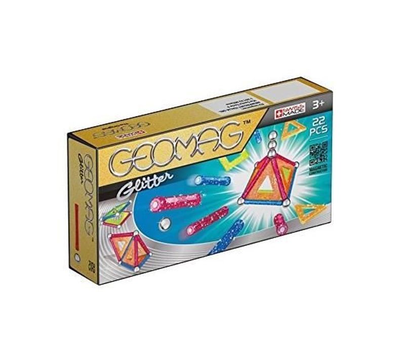Geomag Glitter Jeu De Construction Magnétique 22pcs