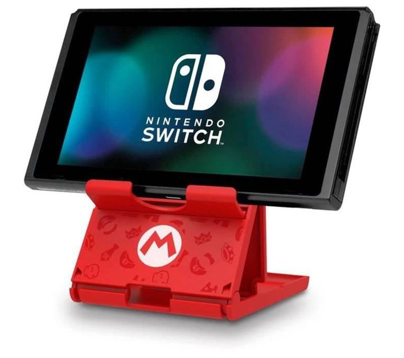 Hori Playstand Mario - Support Pour Console Nintendo Switch - Design Super Mario