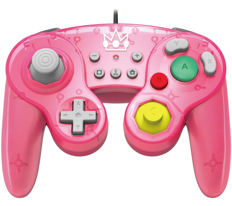 Battle Pad (peach) Manette De Jeu Nintendo Switch Analogique/numérique Usb Rose