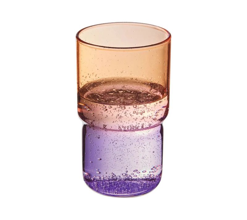 6 Verres à Eau Violet/orange 32 Cl Candy Mix - Luminarc