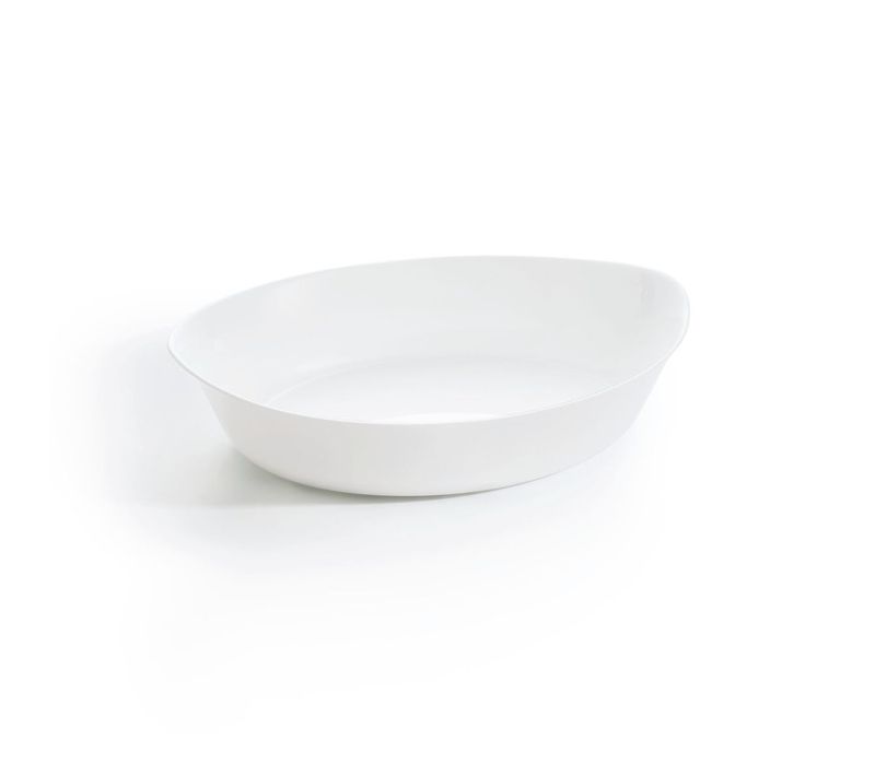 Plat De Cuisson Blanc 32,5 X 20,3 Cm Smart Cuisine Carine