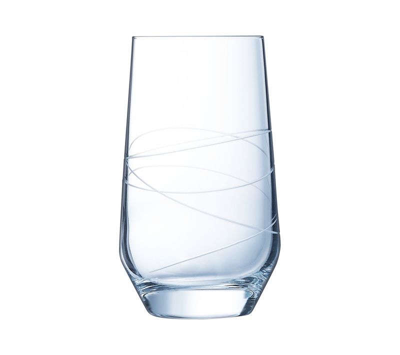 6 Verres 40cl Abstraction - Cristal D'arques - Verre Ultra Transparent Moderne
