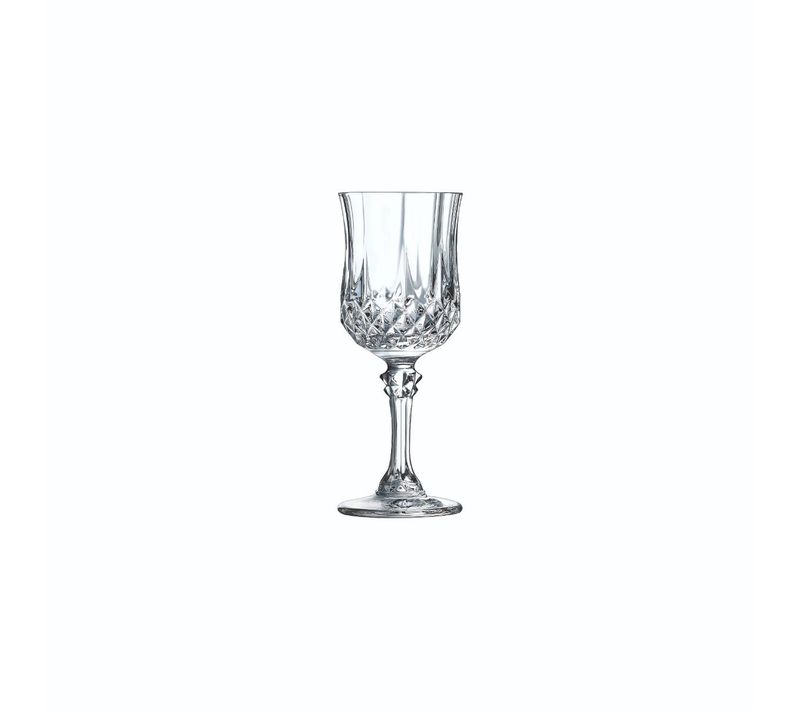 6 Verres à Liqueur 6cl Longchamp - Cristal D'arques - Verre Ultra Transparent Au Design Vintage