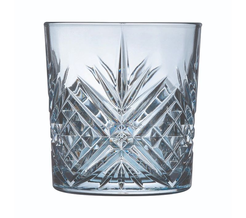 4 Verres à Eau Bleus 30 Cl Salzburg Color