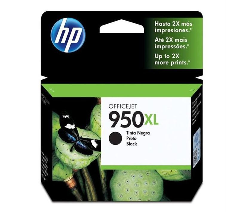 950xl Cartouche D'encre Noire Grande Capacité (cn045ae) Pour Officejet Pro 251dw/276dw/8100/8600