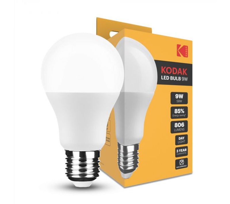 Ampoule LED Kodak Max Globe A60 9w E27 270° 6000k (806 Lumen)